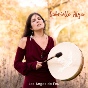 Pochette "Les Anges De Feu" de Gabrielle Alya, extrait de l'album "The Crossing"
